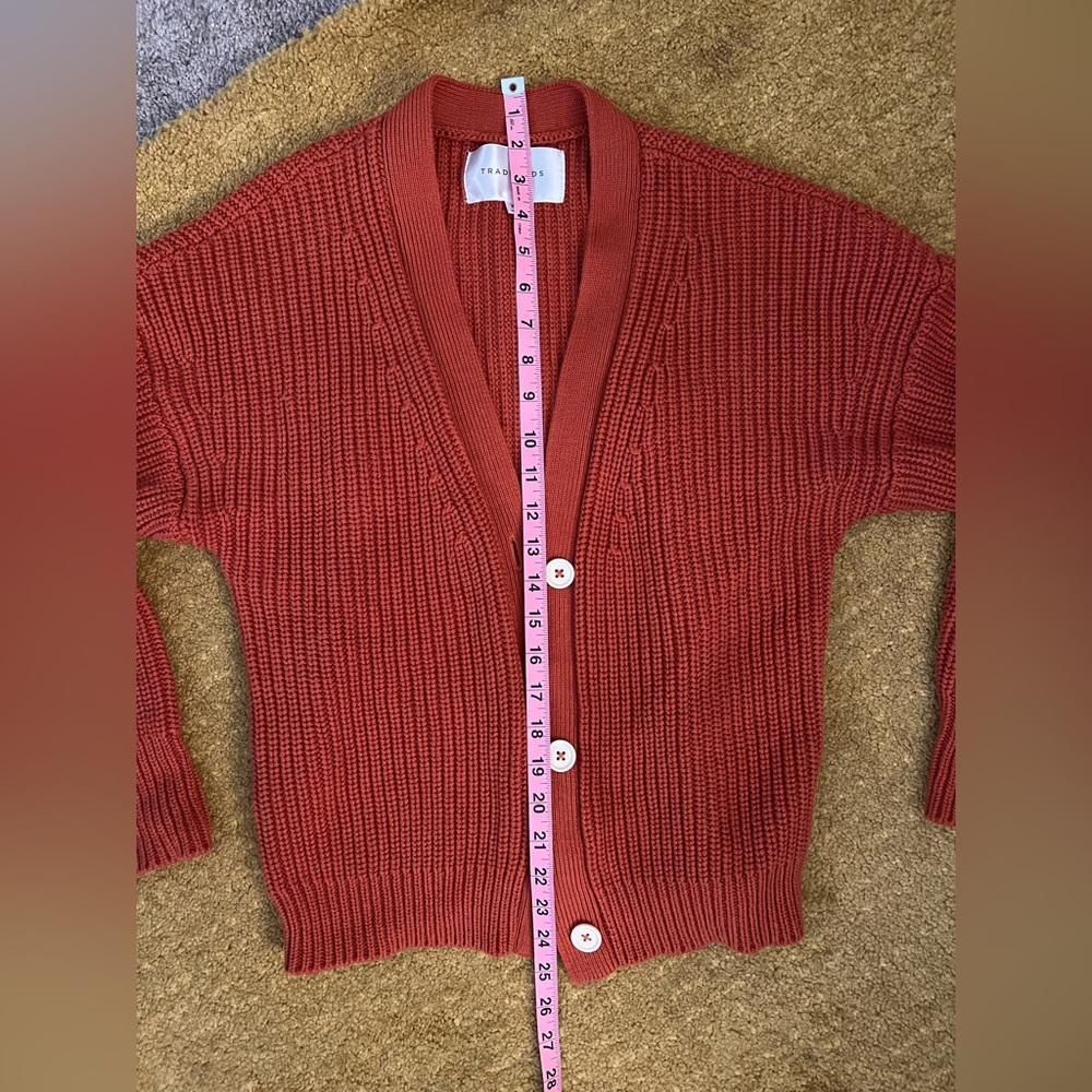 Tradlands Shelter Cardigan, XS, Sierra